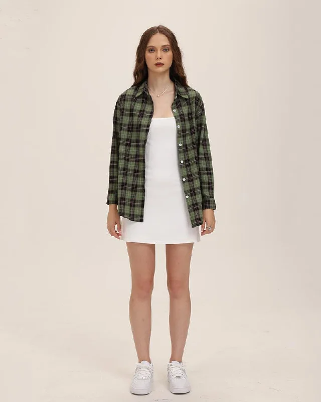 Flash Sale Hopper Oversized Plaid Shirt