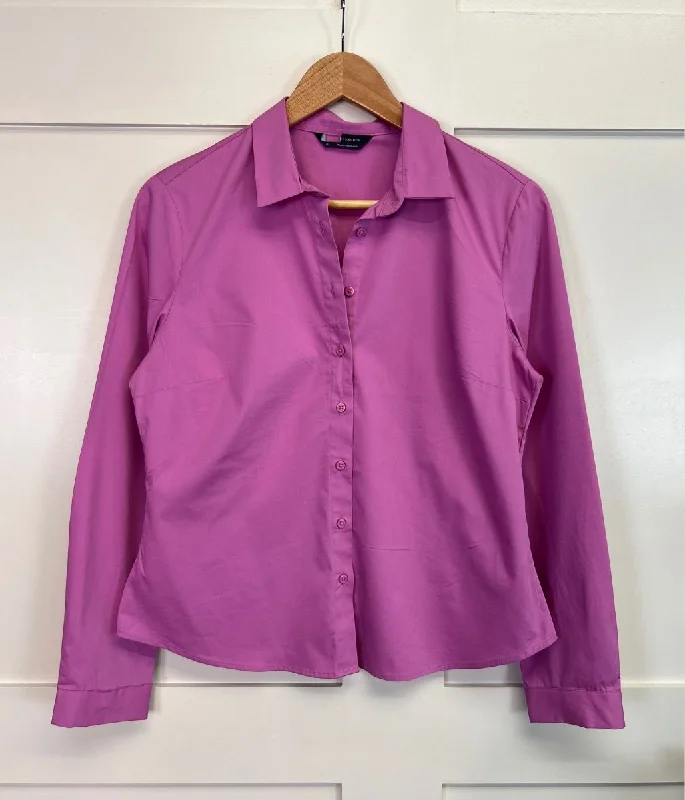 Inspired By You, Designed For You Pink Cotton Rich Fitted Shirt