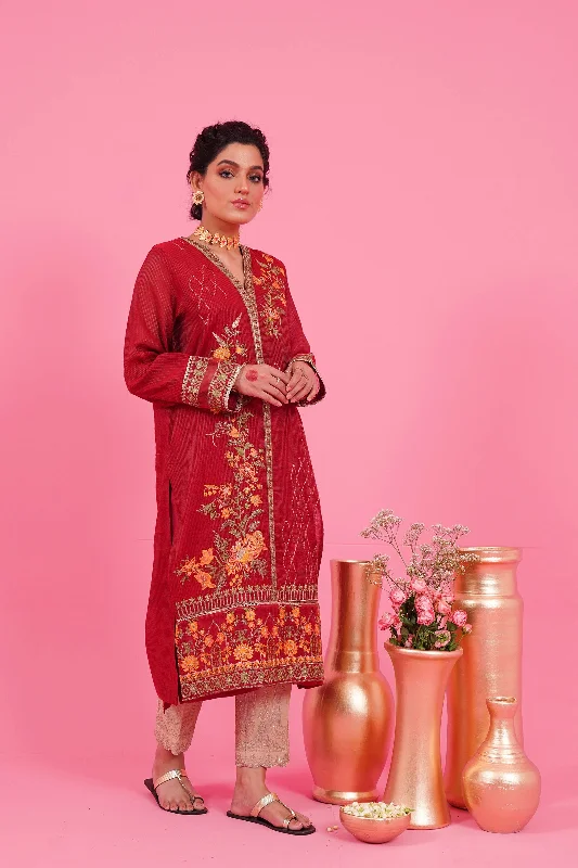 Flash Sale Starts 2 Piece Dyed Lurex Suit