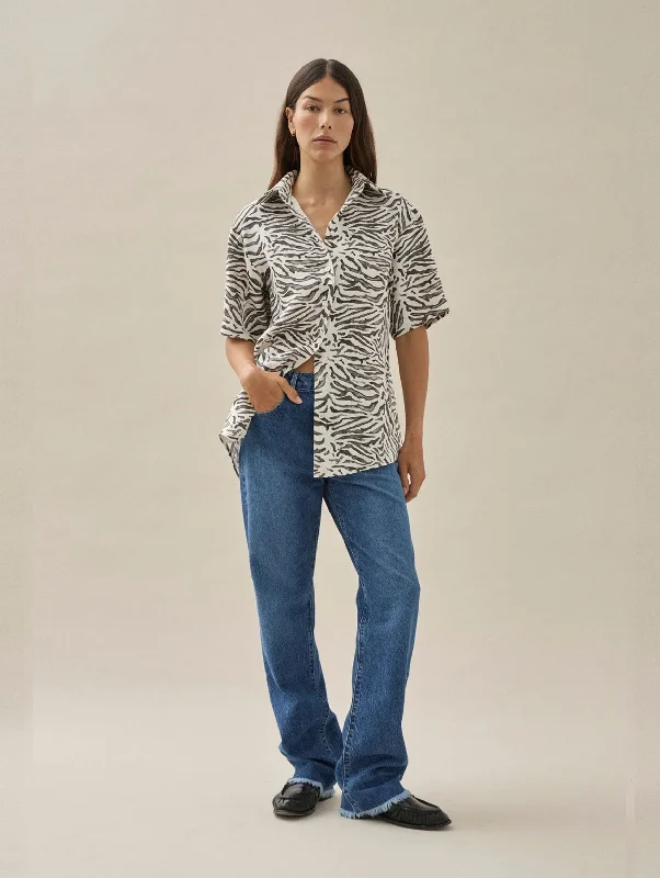 New Season Fashion Preview Sale Just Getting Good Shirt in Zebra