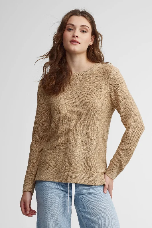Durable Fashion Picks Chandail col rond en tricot - Femme