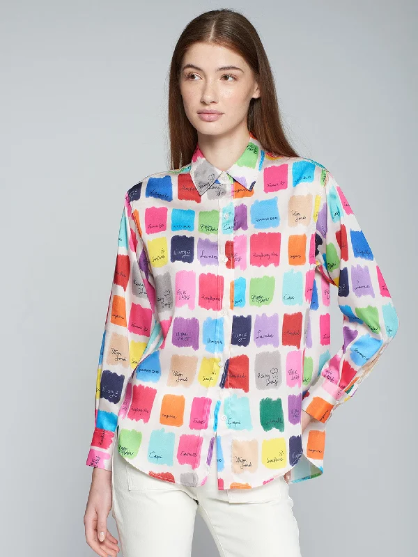 Easy Elegance Sales Vilagallo Paint Chip Shirt