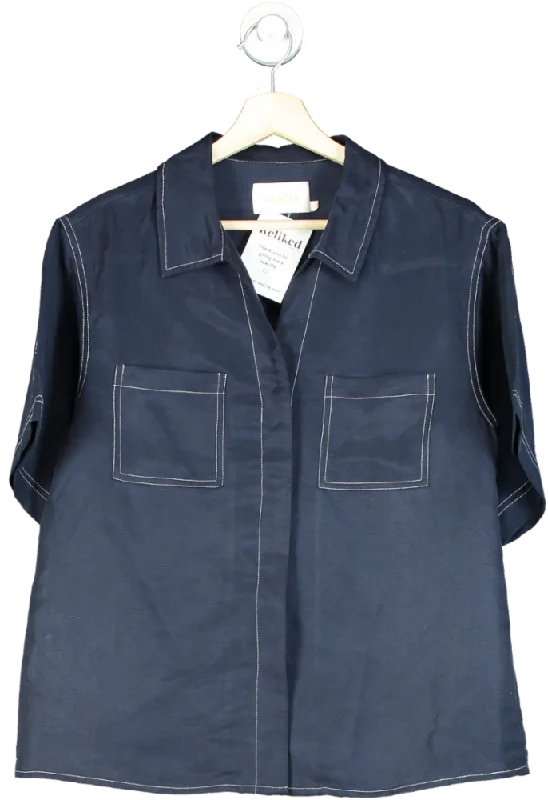 Hurry Before It's Gone Sancia Navy Shirt UK S