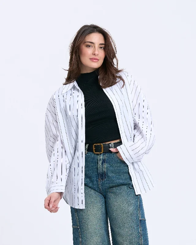 Classic Chic Deals 3564Q Oversized Sleeve Shirt
