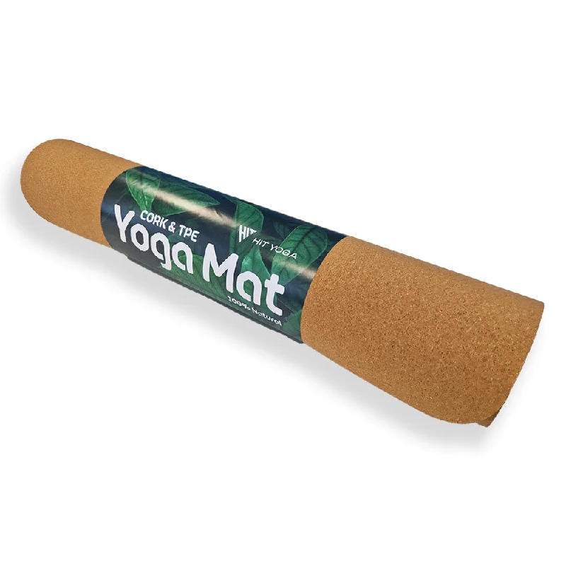 Move With Confidence, Save With Ease Hit Yoga Cork Yoga Mat | 5mm