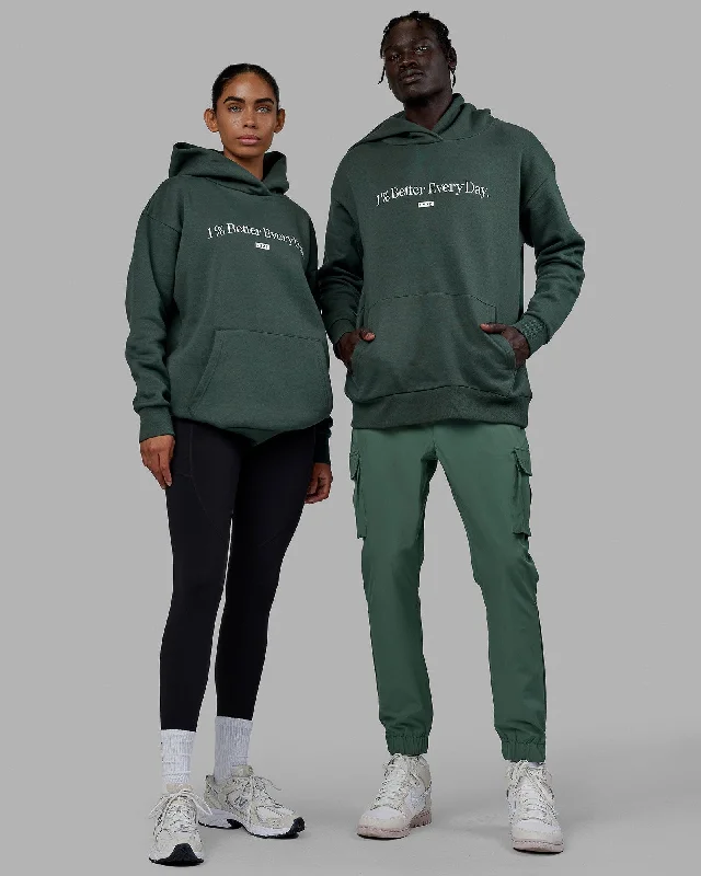 Elevate Your Style And Practice For Less 1% Better Hoodie Oversize - Vital Green