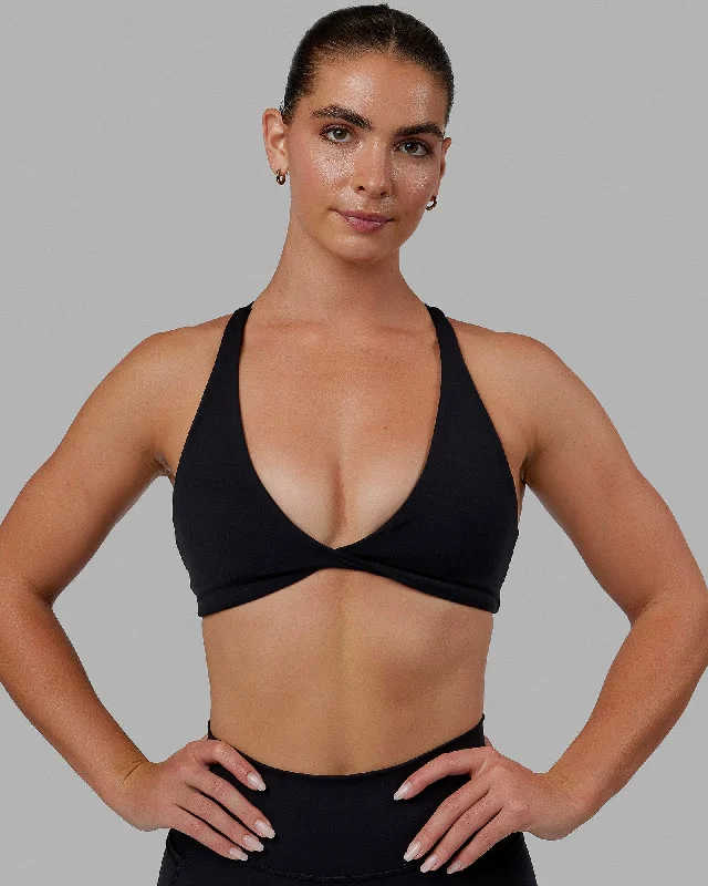 Limited-Time Sale On Stylish Yoga Apparel Agile Sports Bra - Black