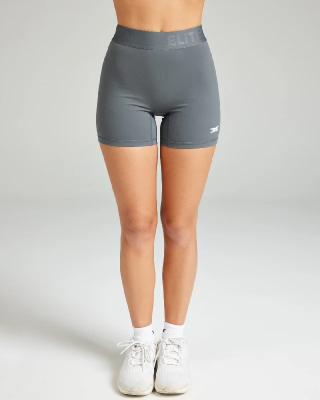 Limited-Time Sale On Stylish Yoga Apparel Baseline Shorts - Slate