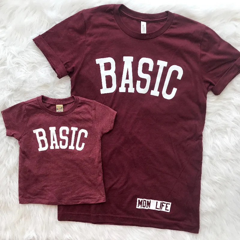 The Yoga Wear Sale You’Ve Been Waiting For BASIC Tee • Maroon
