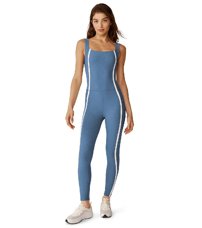 Yoga Wear That Moves With You At Lower Prices Beyond Yoga Spacedye New Moves Midi Jumpsuit Sky Blue Heather/Cloud White Yoga Wear That Moves With You At Lower Prices Beyond Yoga Spacedye New Moves Midi Jumpsuit Sky Blue Heather/Cloud White