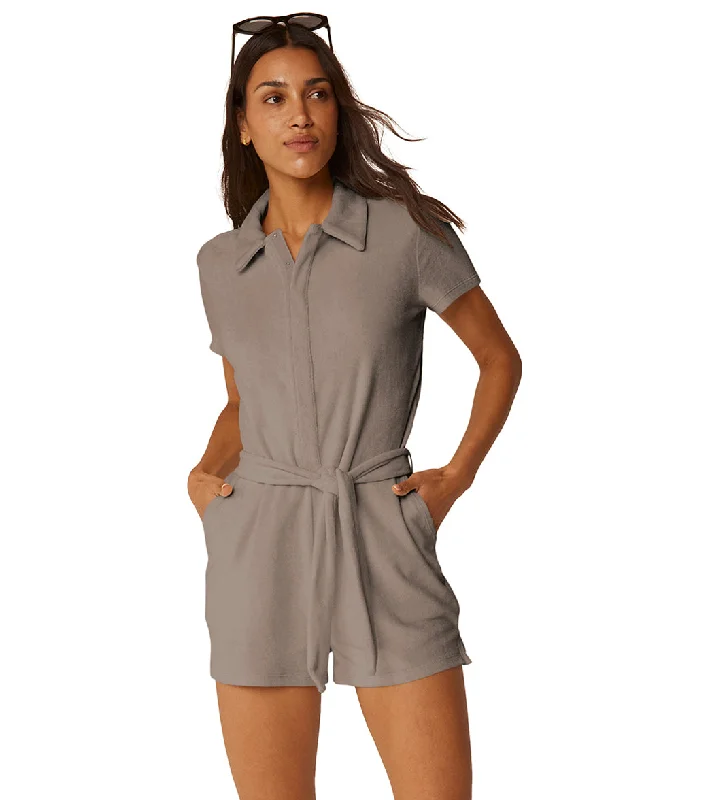 Limited-Time Sale On Stylish Yoga Apparel Beyond Yoga Tropez Romper Birch