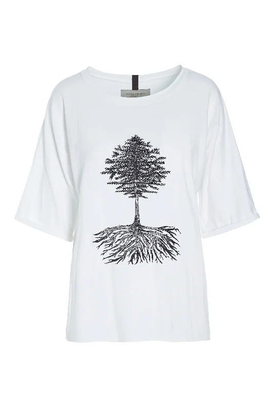 Elevate Your Style And Practice For Less BLOUSE W/PRINT - 96064P - WHITE