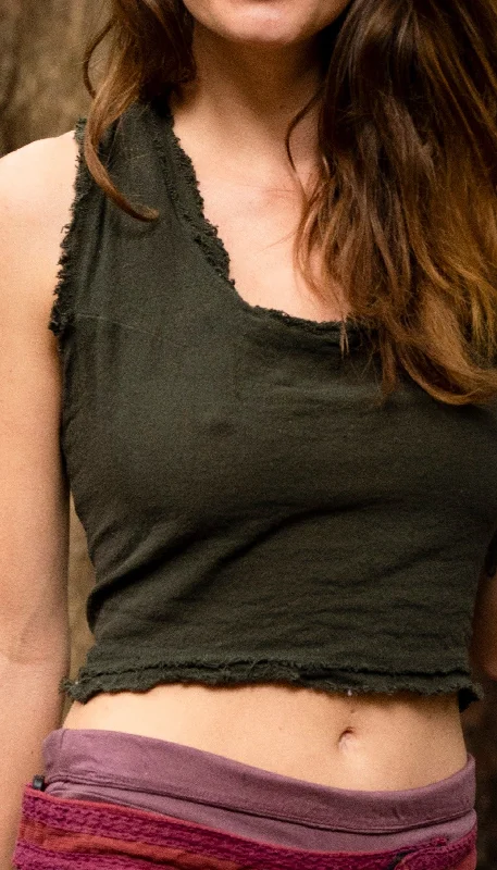 Yoga Wear At Unbeatable Prices Earthy Top - Moss Green