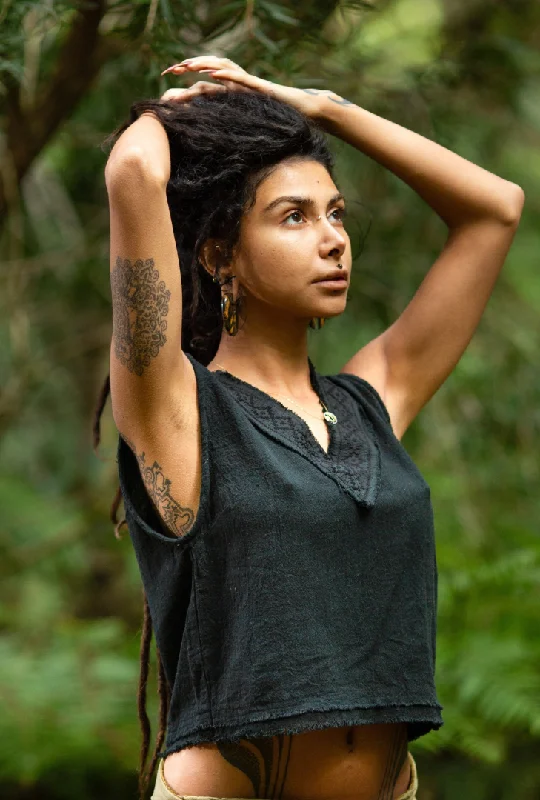 Your Yoga Essentials, Now At Lower Prices Florentine Top - Black