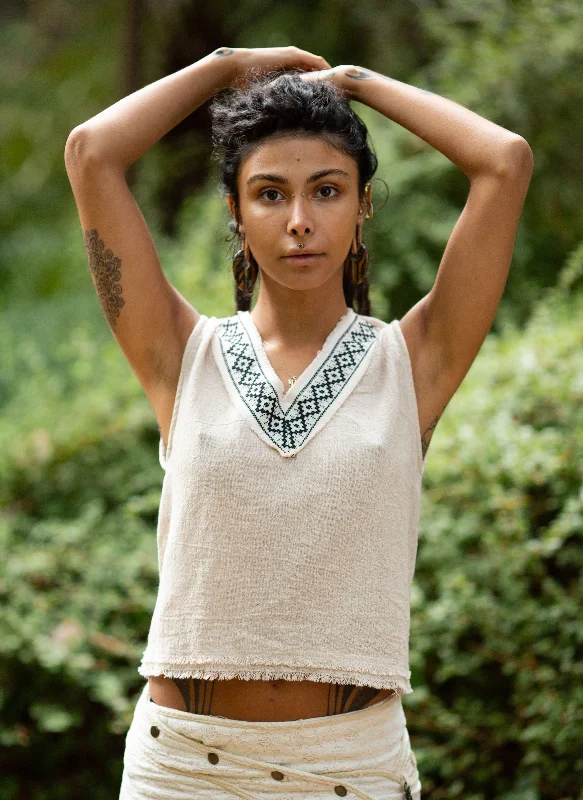 Affordable Activewear Designed For Movement Florentine Top - Cream