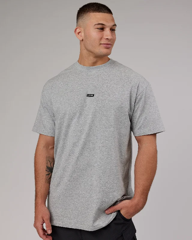 Shop High-Quality Yoga Apparel At Exclusive Discounts Fundamental FLXCotton Tee Longline Oversize - Light Grey Marl Shop High-Quality Yoga Apparel At Exclusive Discounts Fundamental FLXCotton Tee Longline Oversize - Light Grey Marl
