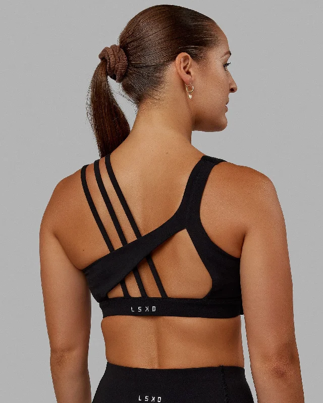 Affordable Activewear Designed For Movement Galvanise Sports Bra - Black