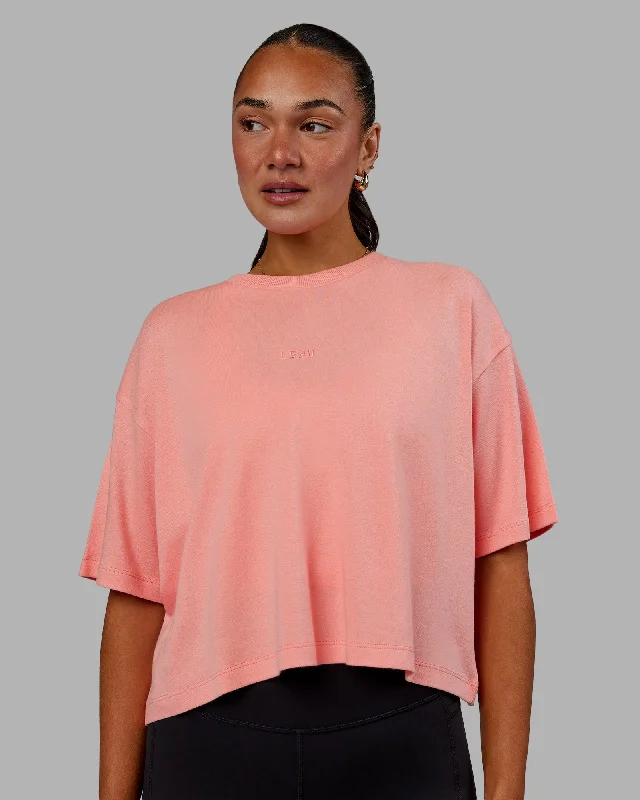 Fashionable Yoga Apparel Now On Sale Go-To Modal Oversized Cropped Tee - Murex Shell Fashionable Yoga Apparel Now On Sale Go-To Modal Oversized Cropped Tee - Murex Shell