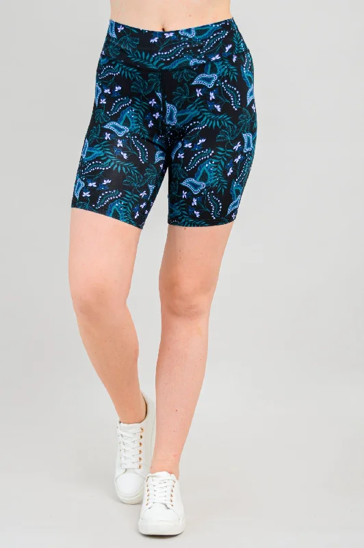 Unbeatable Deals On Breathable Yoga Apparel Hallie Shorts, Fantasia, Bamboo