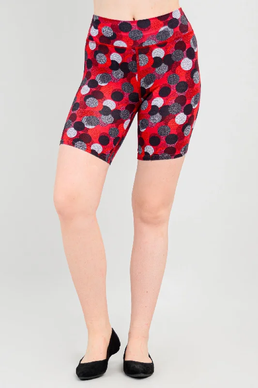 Stretch In Style With Budget-Friendly Yoga Wear Hallie Shorts, Polka Dance, Bamboo