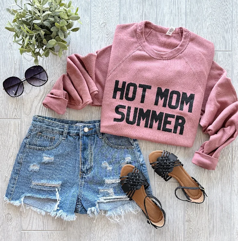 Breathable, Moisture-Wicking, And Budget-Friendly Hot Mom Summer • Mauve Pullover
