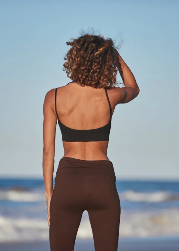 Soft, Supportive Yoga Wear At Unbeatable Savings Inner Beauty Sports Bra - Black