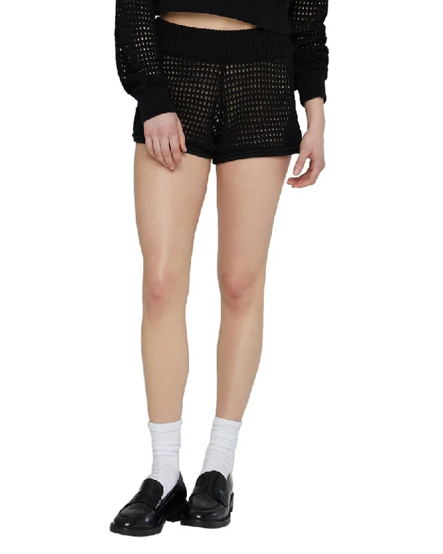 Flow In Comfort With Stylish Discounts IVL Collective Knit Mesh Short