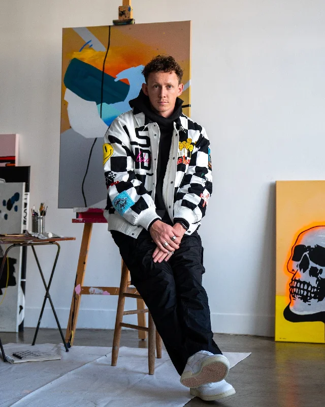 Stretch Your Limits, Not Your Wallet Kyle LeBlanc x LSKD Jacket - Black-White
