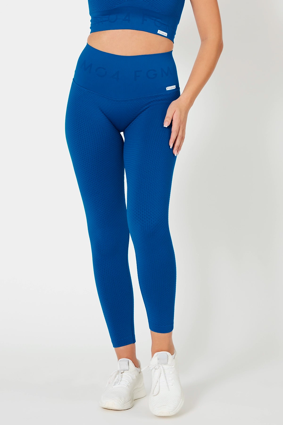 Stretch, Move, And Save On Yoga Clothing Leggings Bubble Blu Accidia