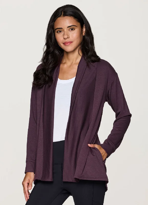 Look And Feel Your Best With Discounted Yoga Clothing Lotus Open Cardigan