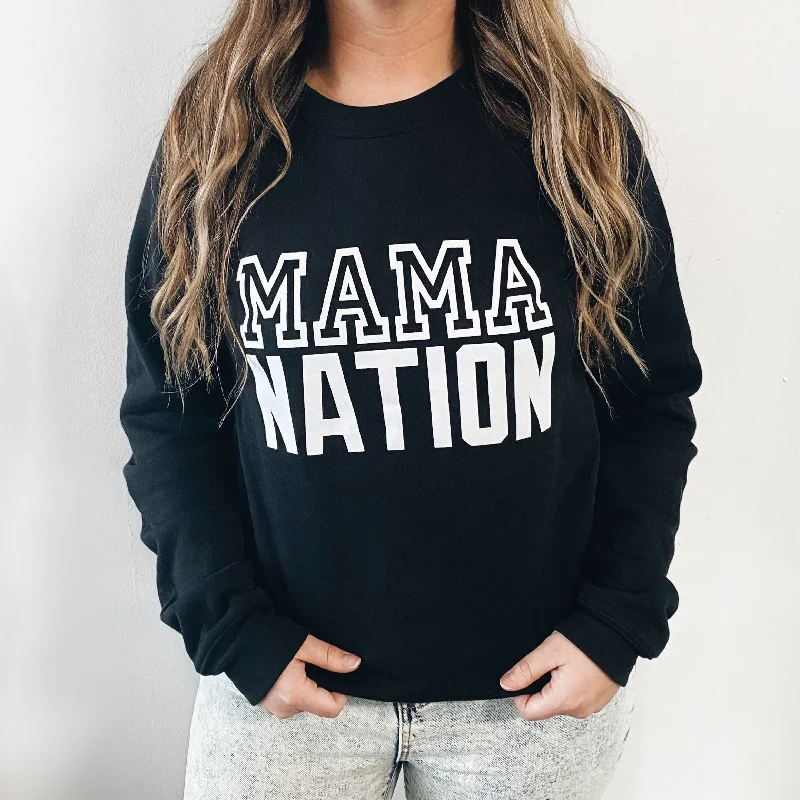 Upgrade Your Yoga Wardrobe For Less MAMA NATION • Black Pullover