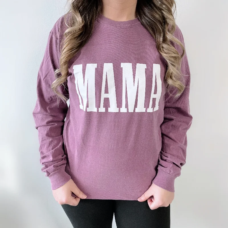 Flow Into Savings With Trendy Yoga Apparel MAMA • Plum Long Sleeve