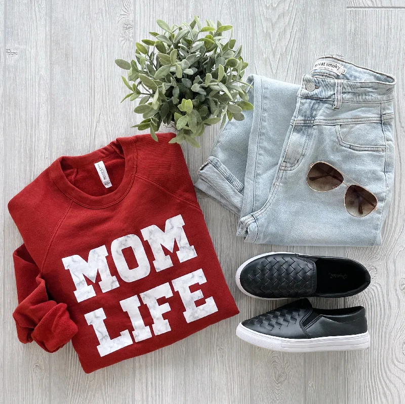 Don't Miss Out On Premium Yoga Wear Deals MOM Marble • Brick Pullover