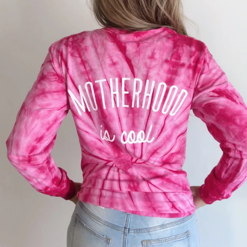 Look And Feel Your Best With Discounted Yoga Clothing Motherhood is Cool • Pink Longsleeve Tie-Dye Look And Feel Your Best With Discounted Yoga Clothing Motherhood is Cool • Pink Longsleeve Tie-Dye