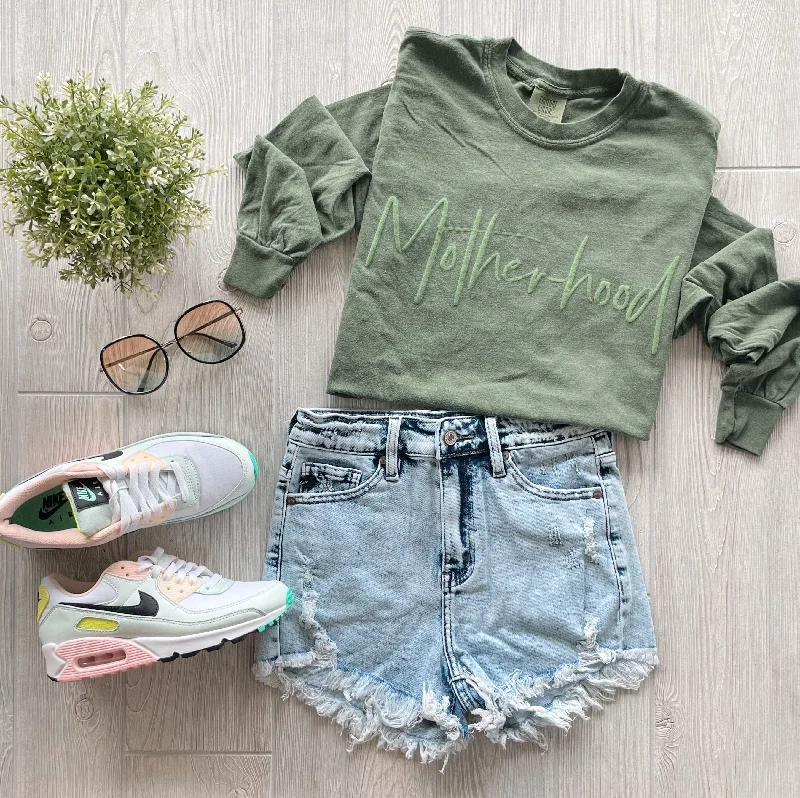 Limited-Time Sale On Stylish Yoga Apparel Motherhood • Olive Long Sleeve