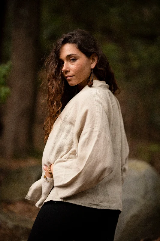 The Perfect Blend Of Comfort And Savings Natural Flare Jacket - Light Gray