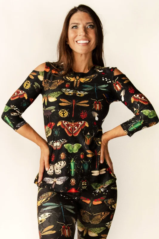 The Perfect Fit At The Perfect Price Open Shoulder Top - Buggin out