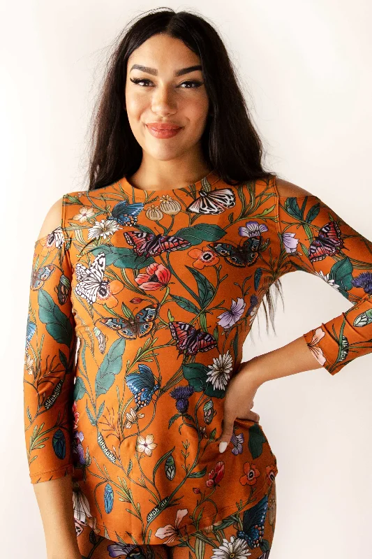 Premium Yoga Wear At Special Discounts Open Shoulder Top - Emerge