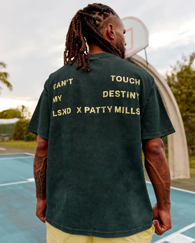 Performance Meets Savings In Our Yoga Wear Sale Patty Mills Washed Destiny Heavyweight Tee Oversize - Vital Green-Laguna Performance Meets Savings In Our Yoga Wear Sale Patty Mills Washed Destiny Heavyweight Tee Oversize - Vital Green-Laguna