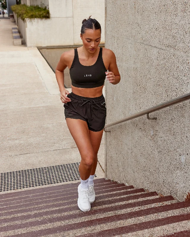 Elevate Your Style And Practice For Less Propel Sports Bra - Dark Walnut