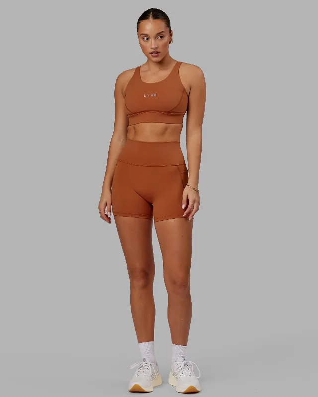Look And Feel Your Best With Discounted Yoga Clothing Propel Sports Bra - Hazel