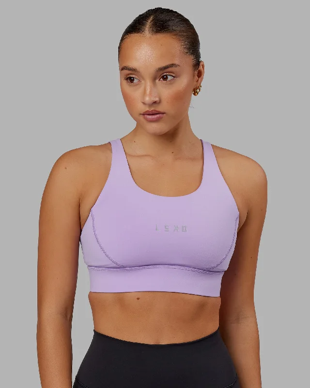 Breathe Easy In Comfortable Yoga Outfits Propel Sports Bra - Pale Lilac