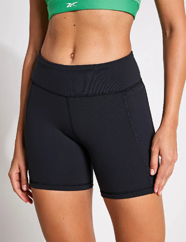 Performance Meets Savings In Our Yoga Wear Sale Lux Booty Shorts - Black