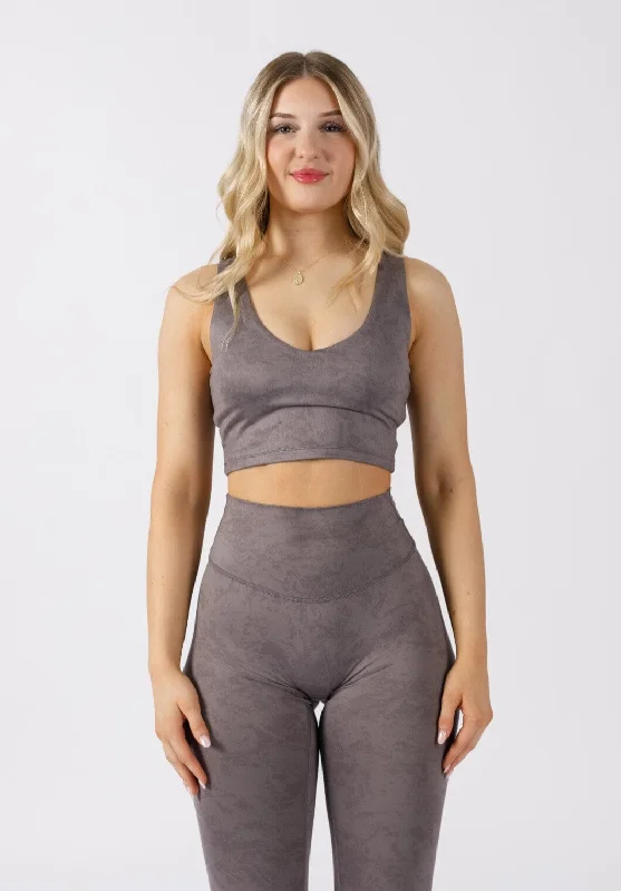 Performance Yoga Wear Now At Exclusive Discounts Reluna™ V Brami Gunmetal