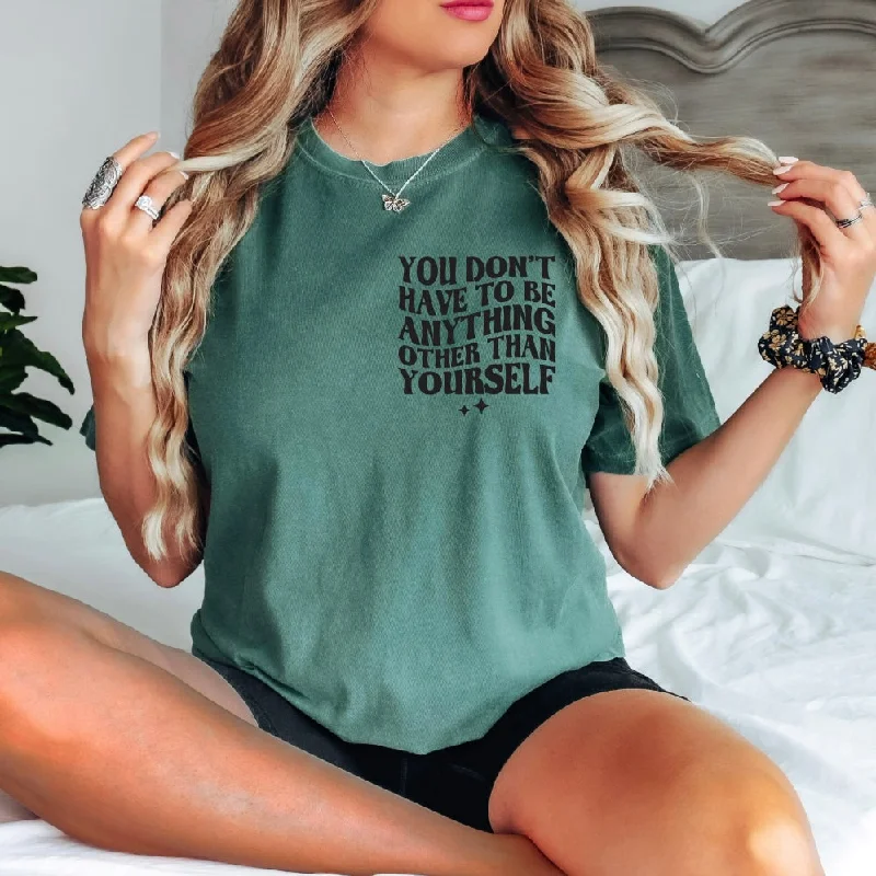 Breathable, Moisture-Wicking, And Budget-Friendly Self Love • Green Comfort Tee