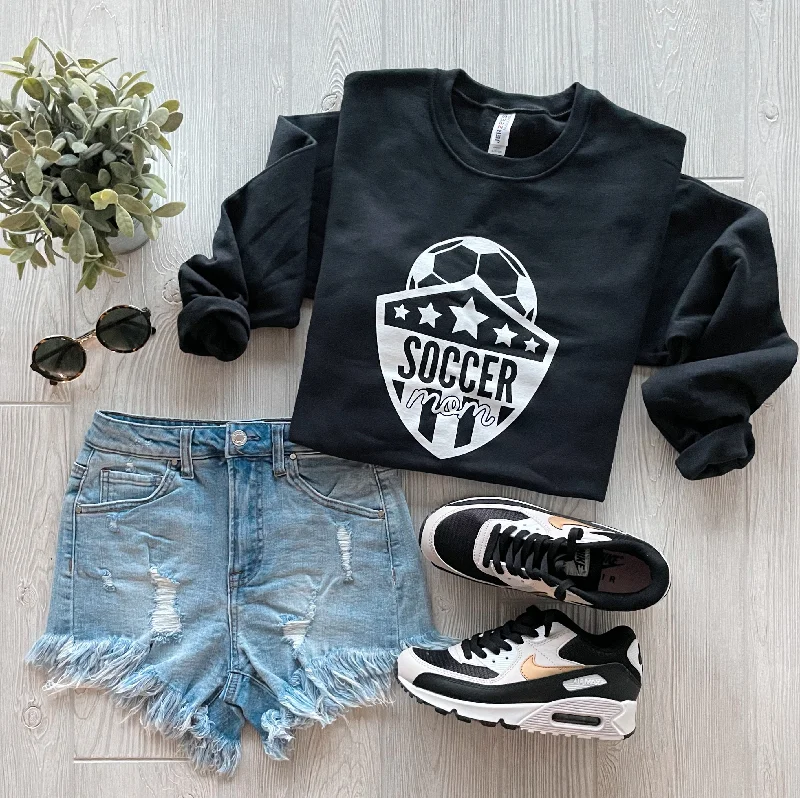 Flexibility Meets Affordability In Our Yoga Wear Sale Soccer Mom • Black Pullover