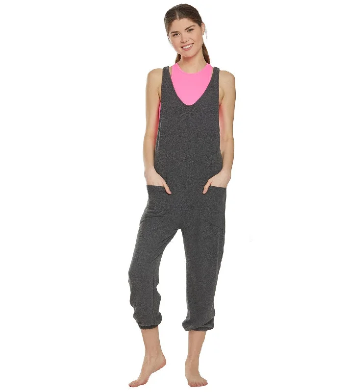 Premium Yoga Wear At Special Discounts Spiritual Gangster Hacci Jumpsuit Vintage Black