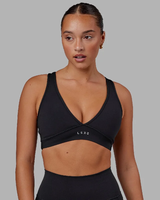 Shop High-Quality Yoga Apparel At Exclusive Discounts Stamina Sports Bra - Black