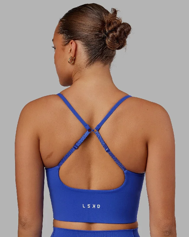 Comfortable, Stylish, And Now More Affordable Streamline Bra - Power Cobalt