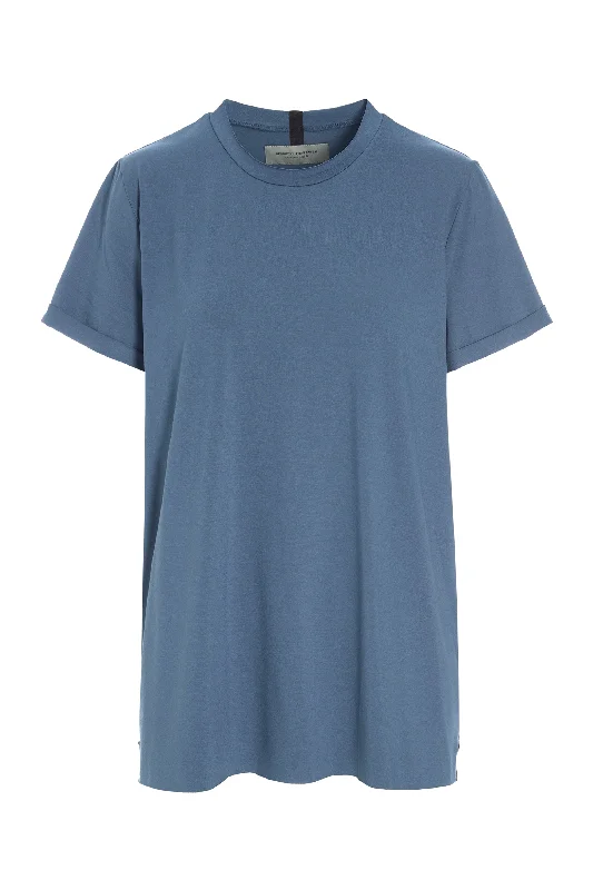Limited-Time Savings On Yoga Leggings And Tops T-SHIRT - 96089 - DUSTY BLUE
